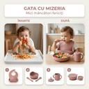 Σετ Σίτισης Μωρού Σιλικόνης 8 Τεμαχίων — Χωρίς BPA