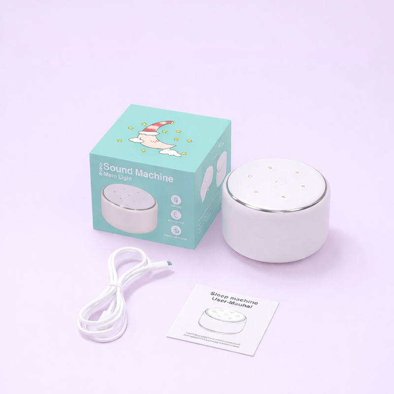 Ηχείο λευκού θορύβου μωρού με φωτάκι νυκτός